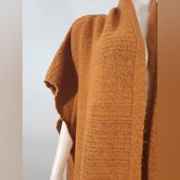 Universal Thread - Open Front Longline Blanket Cardigan - OS (Mustard Yellow) - Picture 3 of 16